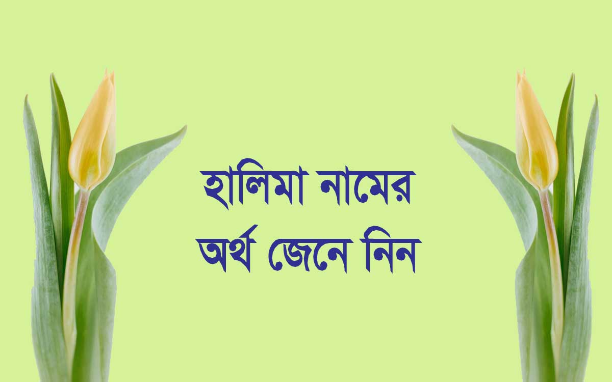 হালিমা নামের অর্থ কি (Halima Name Meaning In Bengali)